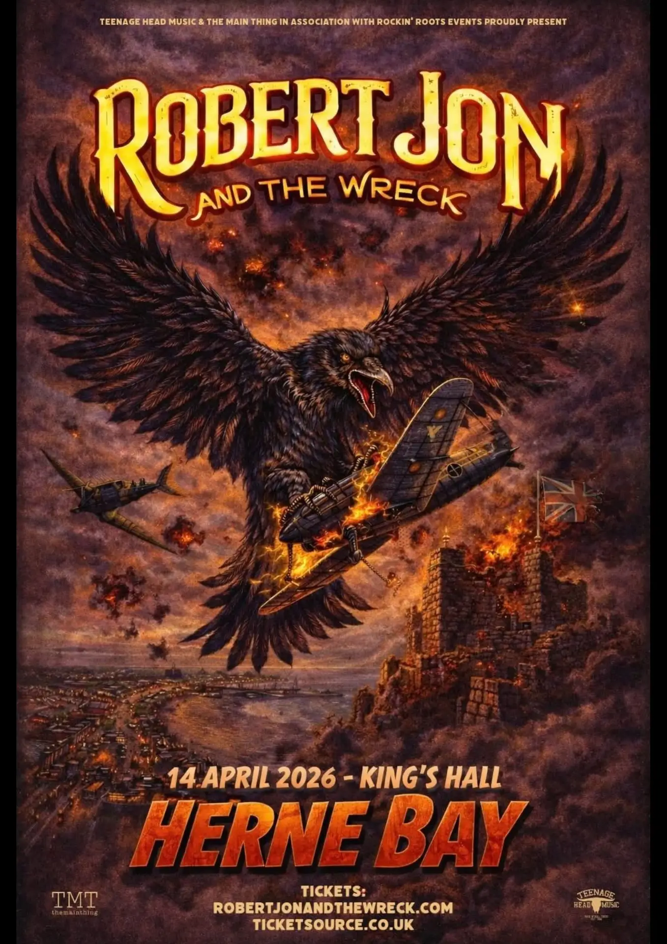 ROBERT JON & THE WRECK LIVE IN HERNE BAY 2026 ROBERT JON & THE WRECK LIVE IN HERNE BAY 2026