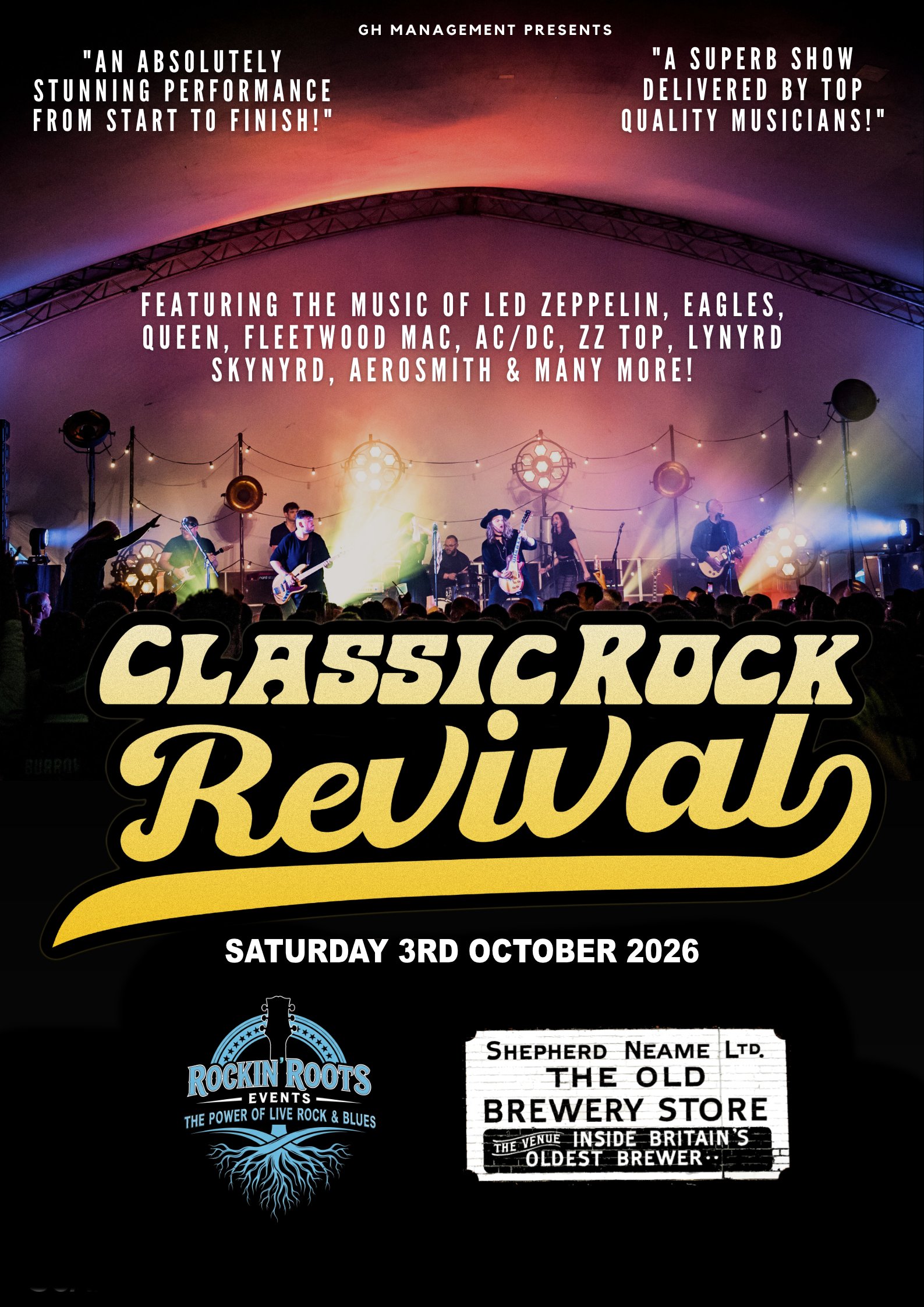 CLASSIC ROCK REVIVAL IN FAVERSHAM POSTER 2026