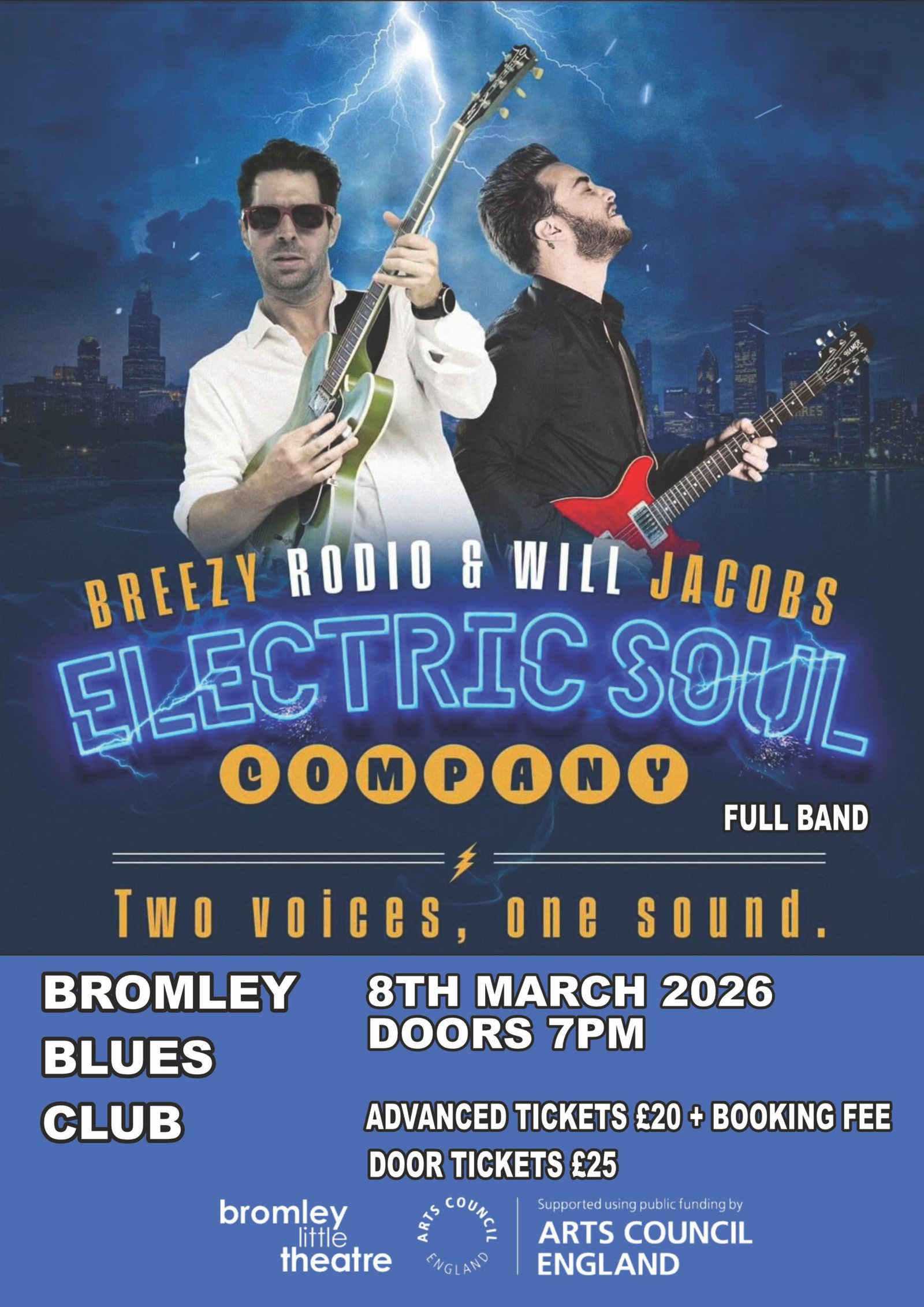 ELECTRIC SOUL BROMLEY BLUES CLUB 2026