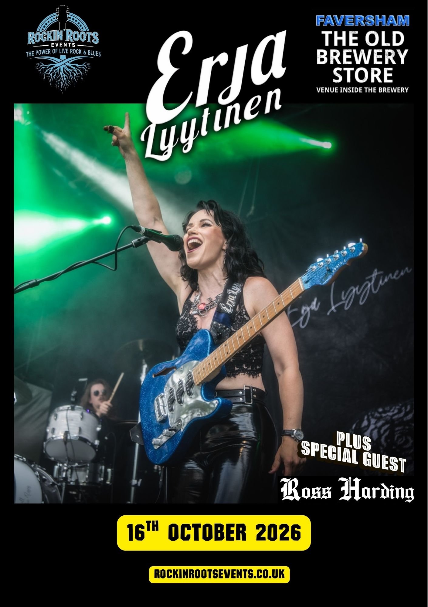 ERJA LYYTINEN LIVE AT THE OLD BREWERY STORE, FAVERSHAM – 2026