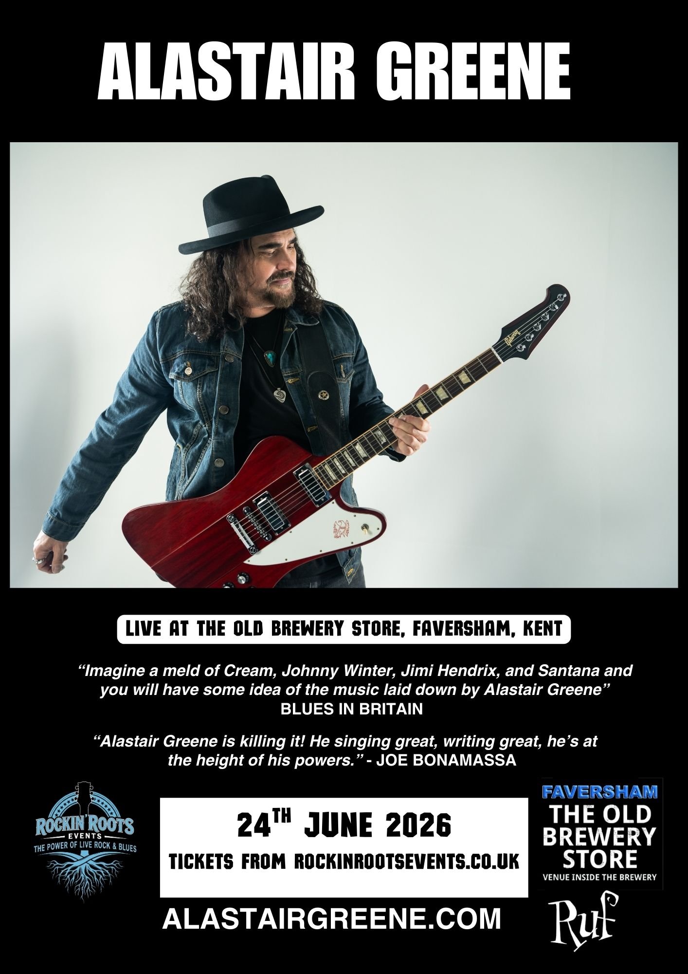 ALASTAIR GREENE JUNE 2026- FAVERSHAM ALASTAIR GREENE - JUNE 2026- FAVERSHAM POSTER