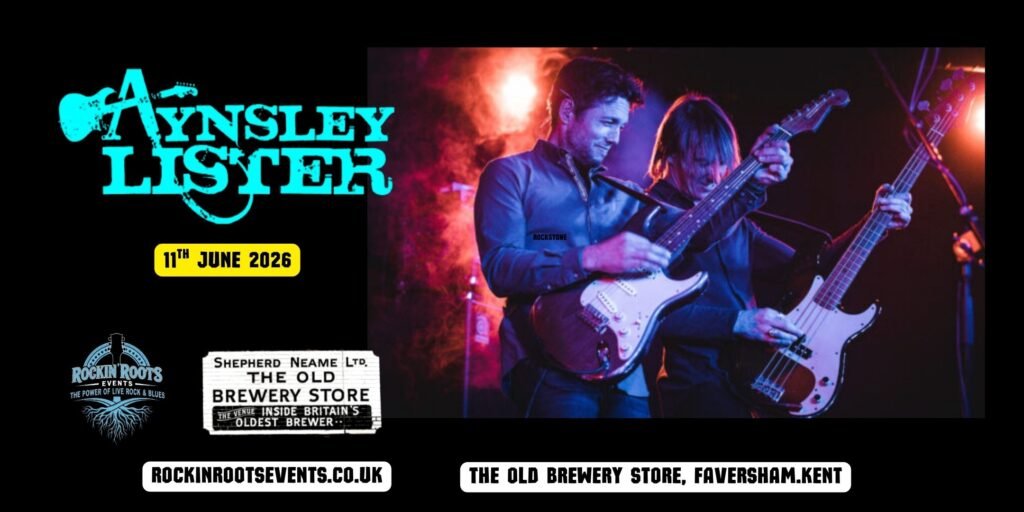 AYNSLEY LISTER LIVE AT THE OLD BREWERY STORE, FAVERSHAM JUNE 2026