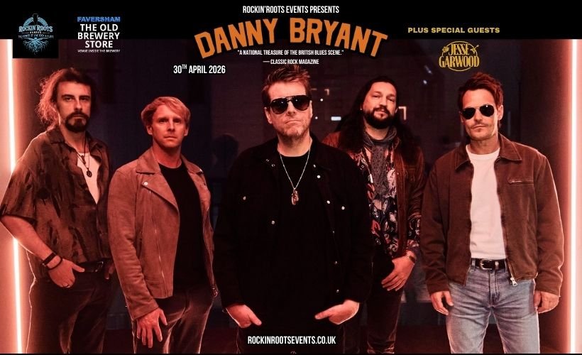 Danny Bryant – Live Music in Kent at The Old Brewery Store Faversham