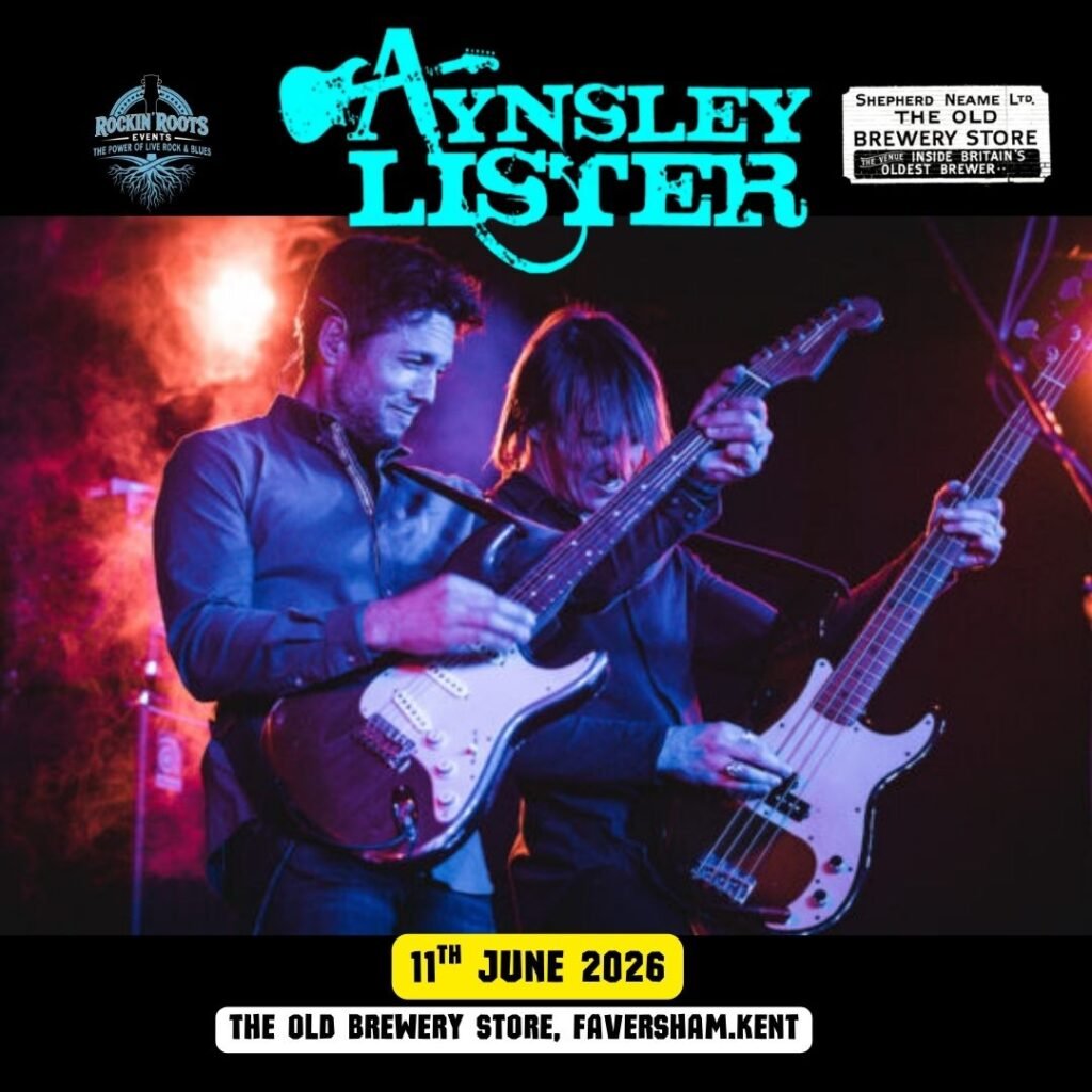 AYNSLEY LISTER LIVE AT THE OLD BREWERY STORE, FAVERSHAM JUNE 2026