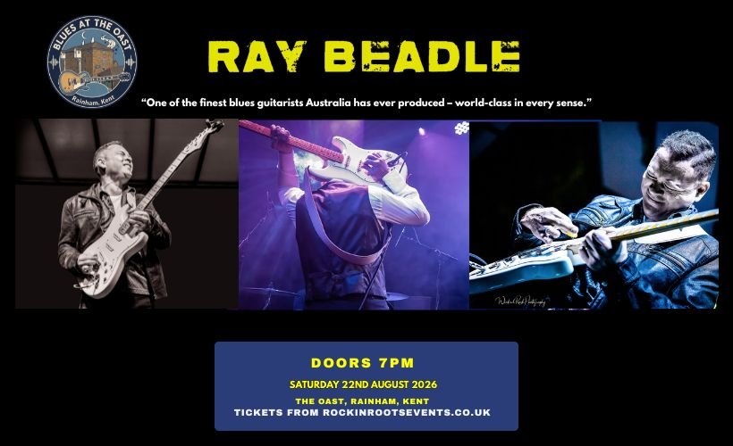 RAY BEADLE LIVE AT THE OAST, RAINHAM KENT 2026