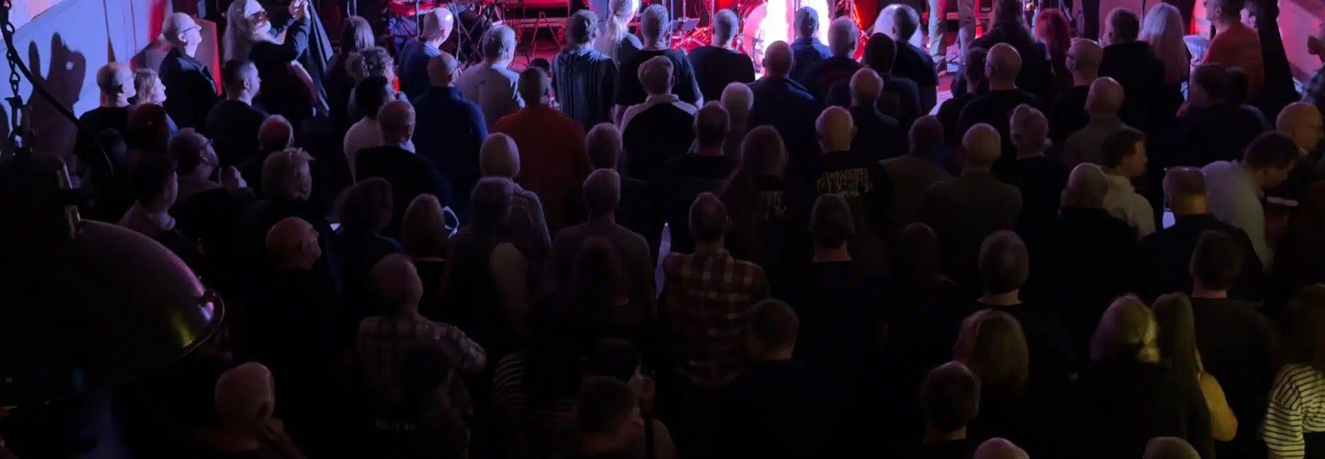 HOME 1 Blues and rock crowd at a Rockin' Roots Events show in Kent