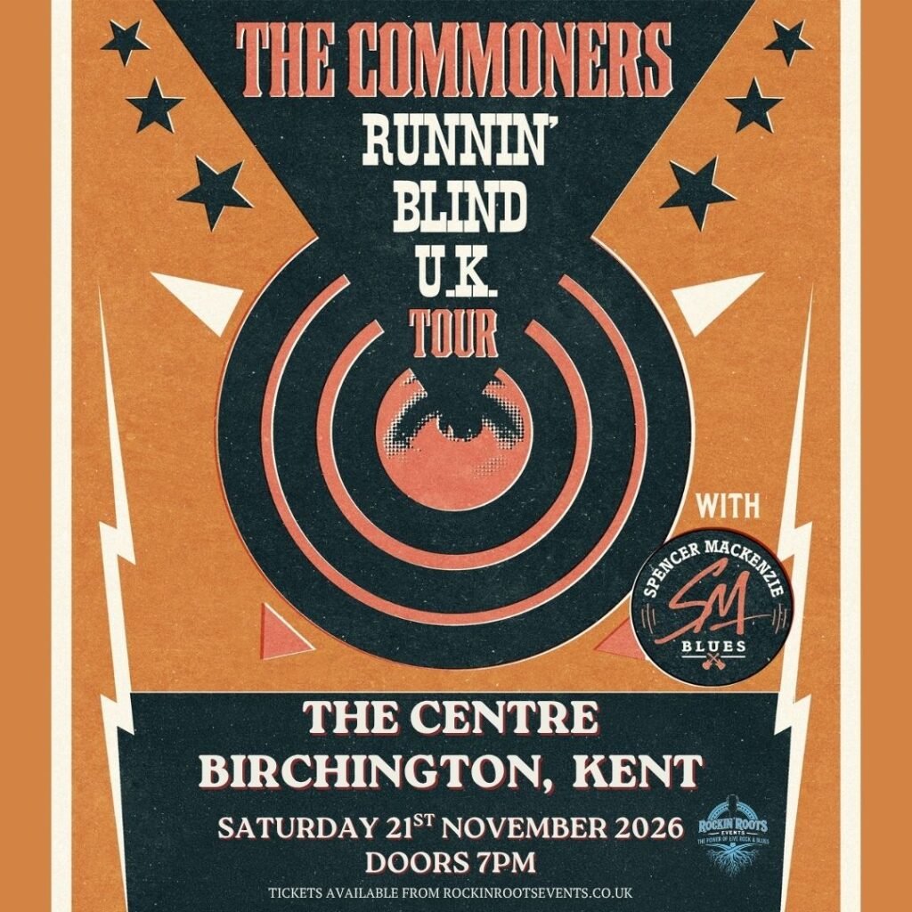 THE COMMONERS BIRCHINGTON 2026 1 THE COMMONERS - LIVE AT THE CENTRE IN BIRCHINGTON, KENT (1080 x 1080 px)