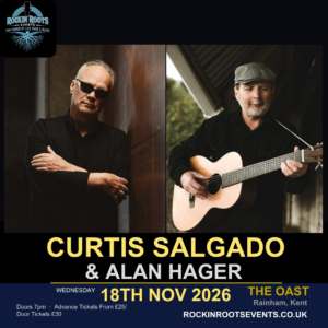 Curtis Salgado & Alan Hager Duo | The Oast Rainham | November 2026 1 Curtis Salgado & Alan Hager live at The Oast, Rainham, Kent
