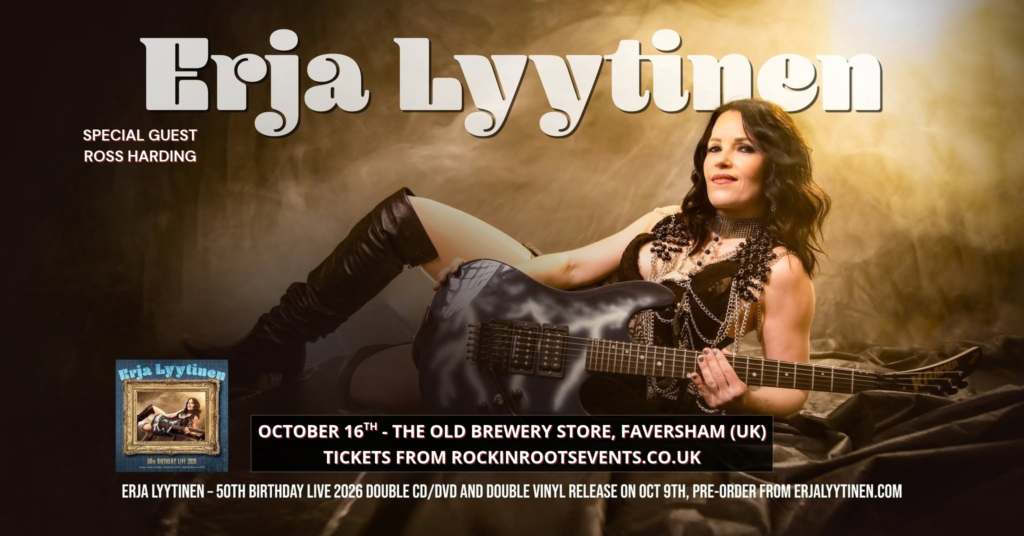ERJA LYYTINEN LIVE IN FAVERSHAM KENT 2026