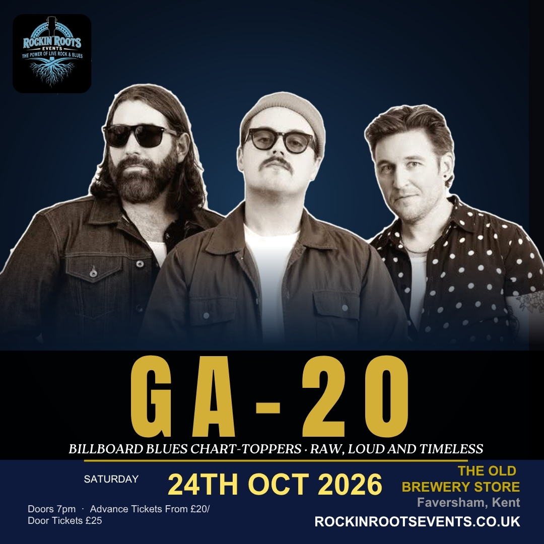 GA-20 live at The Old Brewery Store, Faversham, Kent &mdash; 24 October 2026