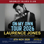 Laurence Jones with Amy Eftekhari live at Bromley Blues Club, Bromley Little Theatre