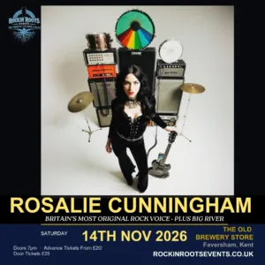 Rosalie Cunningham live at the Old Brewery Store, Faversham, Kent