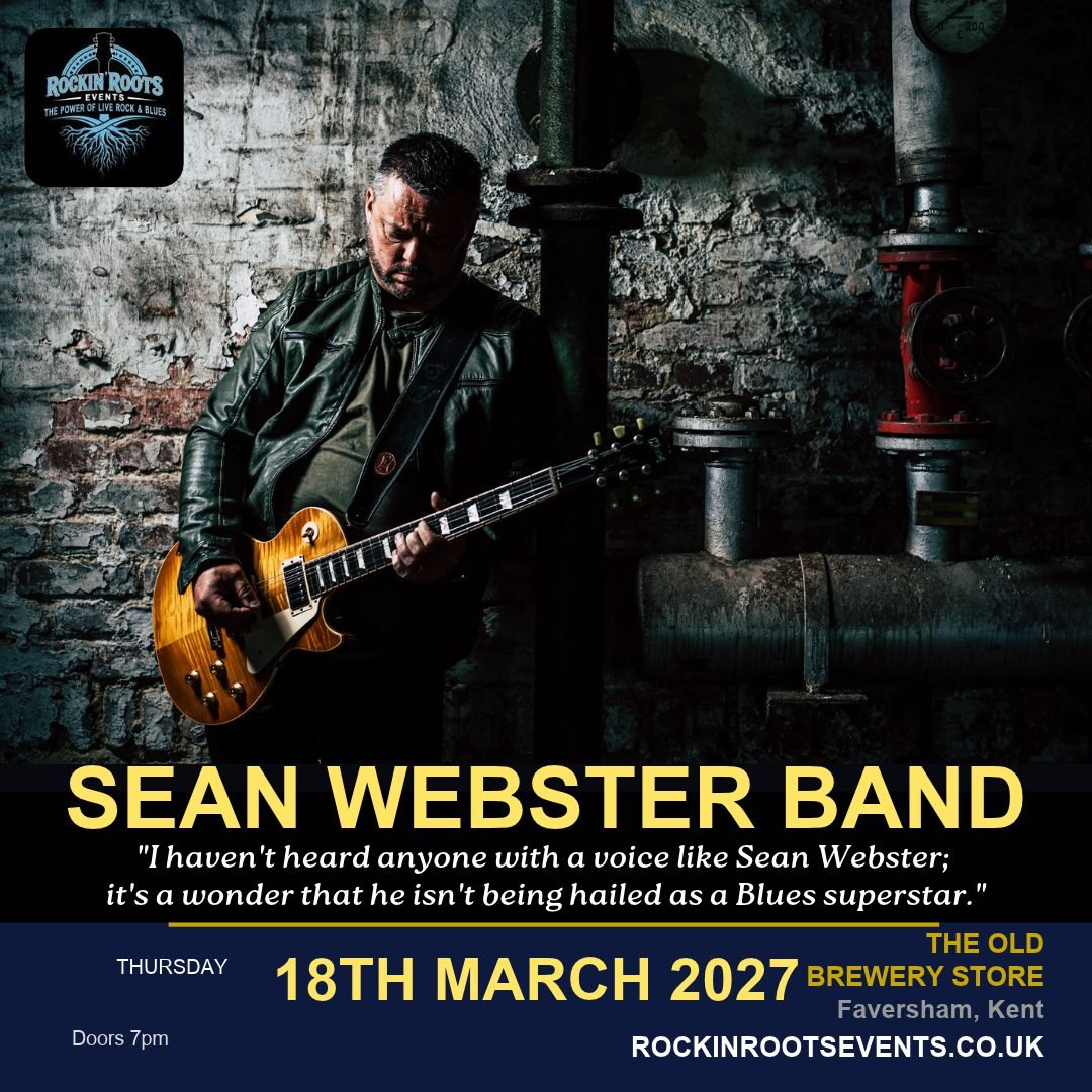 Sean Webster Band live at Old Brewery Store Faversham