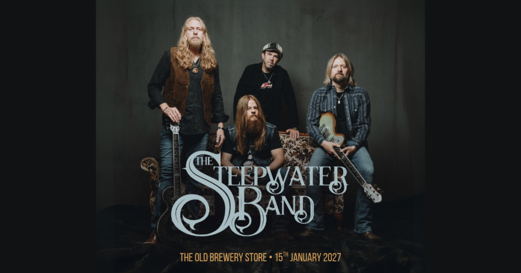 The Steepwater Band | Live at The Old Brewery Store, Faversham | 15 January 2027 2 The Steepwater Band Live at The Old Brewery Store, Faversham, Friday 15th January 2027